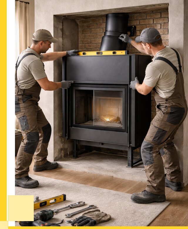 Установка каминных топок в Ижевске под ключ от 18697 р. | ЭриданЖвс