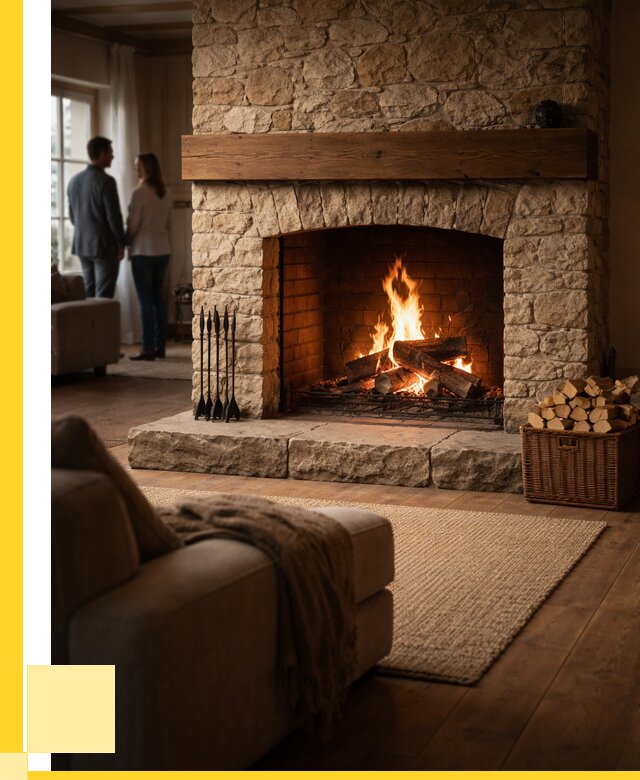 Открытые камины под ключ в Ижевске от 155805 р. ЭриданЖвс