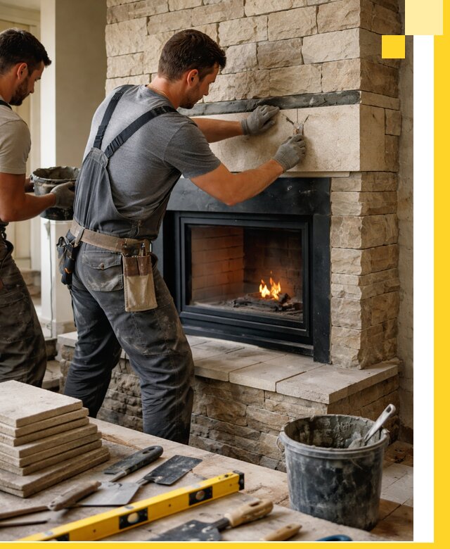 Проектирование и установка открытых каминов в Ижевске