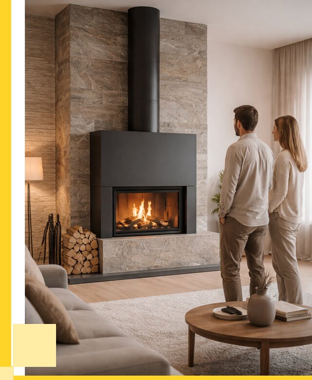 Закрытые камины под ключ в Ижевске от 124644 р., ЭриданЖвс