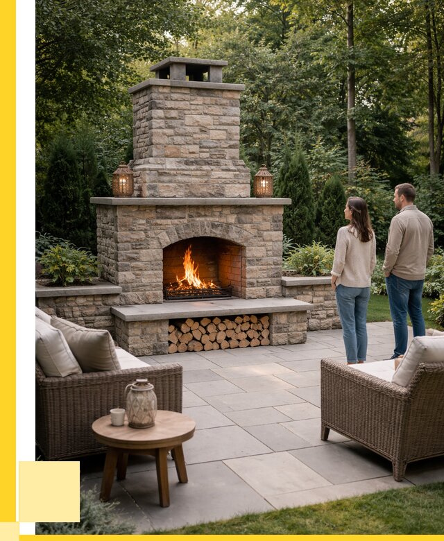 Уличные камины из кирпича в Ижевске от 155805 р. | ЭриданЖвс