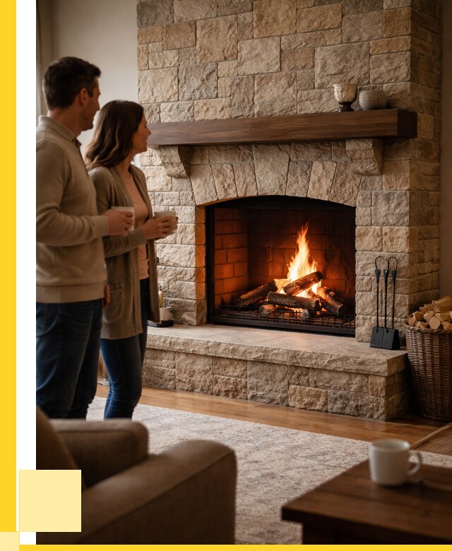 Каменные камины на заказ в Ижевске от 186966 р. | ЭриданЖвс