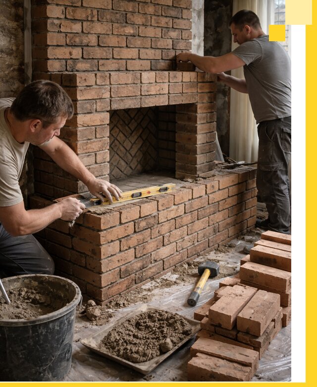 Изготовление и установка кирпичных каминов в Ижевске