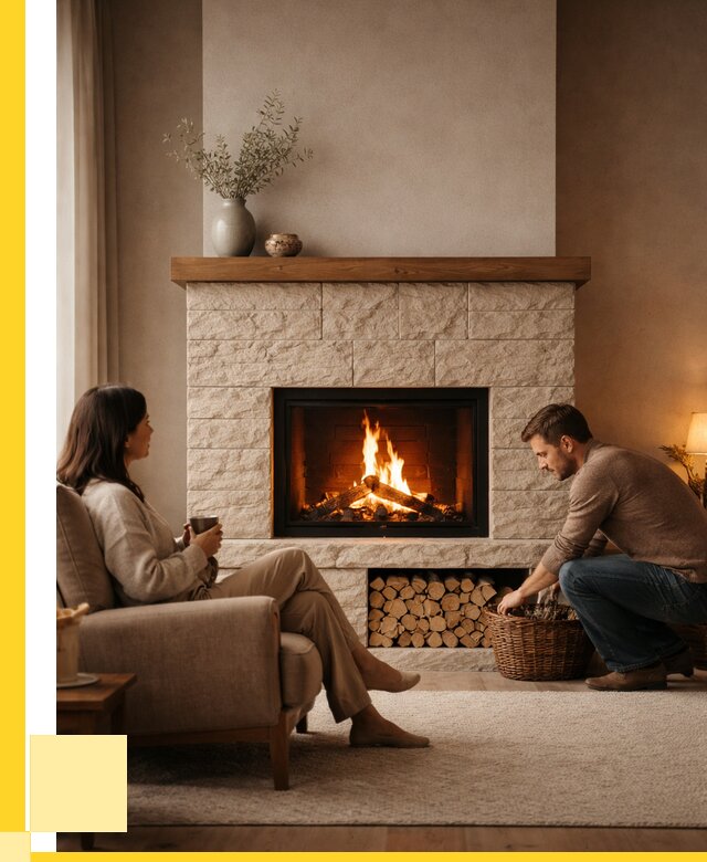 Камины для дома в Ижевске под ключ от 155805 р. | ЭриданЖвс