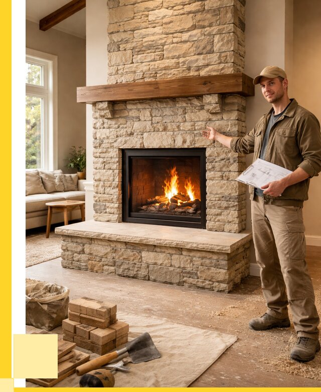 Камины под ключ в Ижевске от 186966 р. | ЭриданЖвс — установка