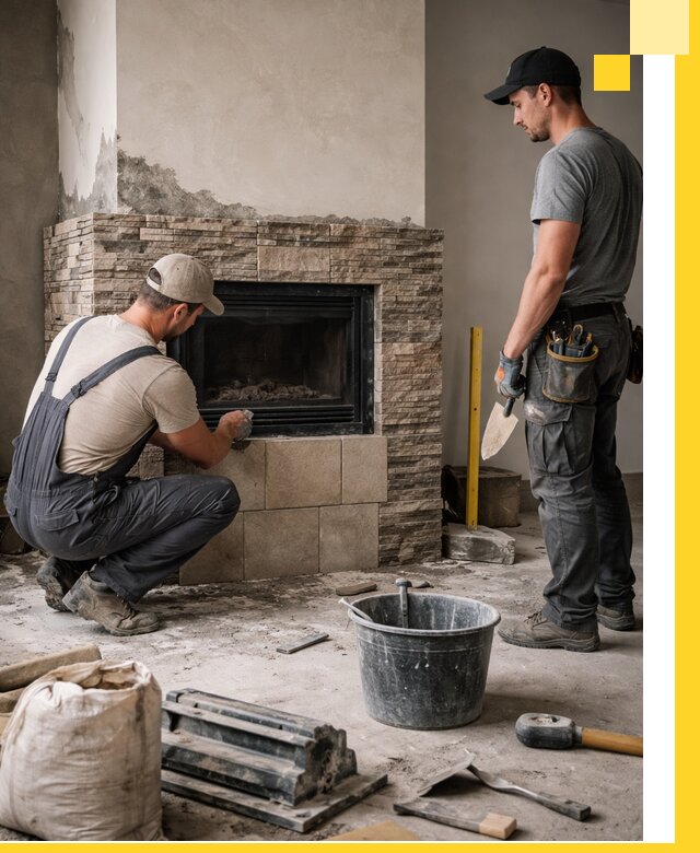 Камины под ключ в Ижевске: проект, изготовление и монтаж