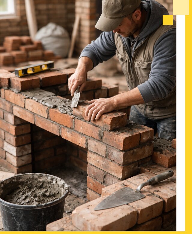 Кладка каминов под ключ в Ижевске профессиональная отделка и монтаж