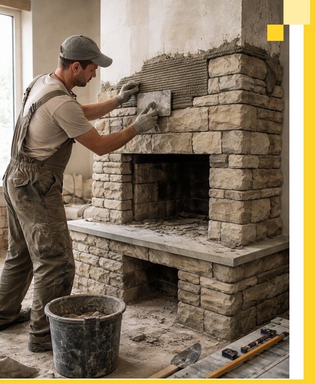 Строительство каминов под ключ в Ижевске от проектирования до монтажа