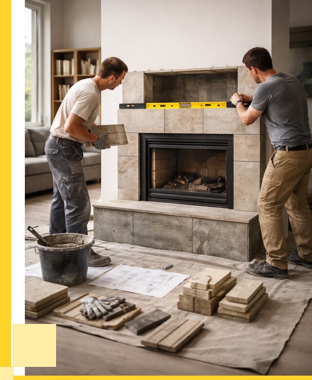 Монтаж каминов и установка в Ижевске от 46742 р. | ЭриданЖвс