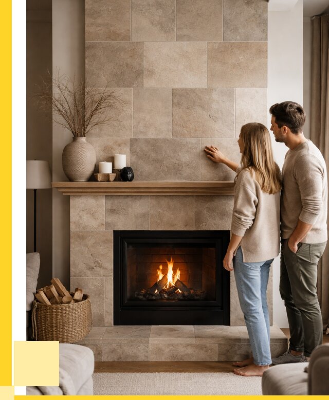 Облицовка каминов керамогранитом в Ижевске от 4674 р. | ЭриданЖвс