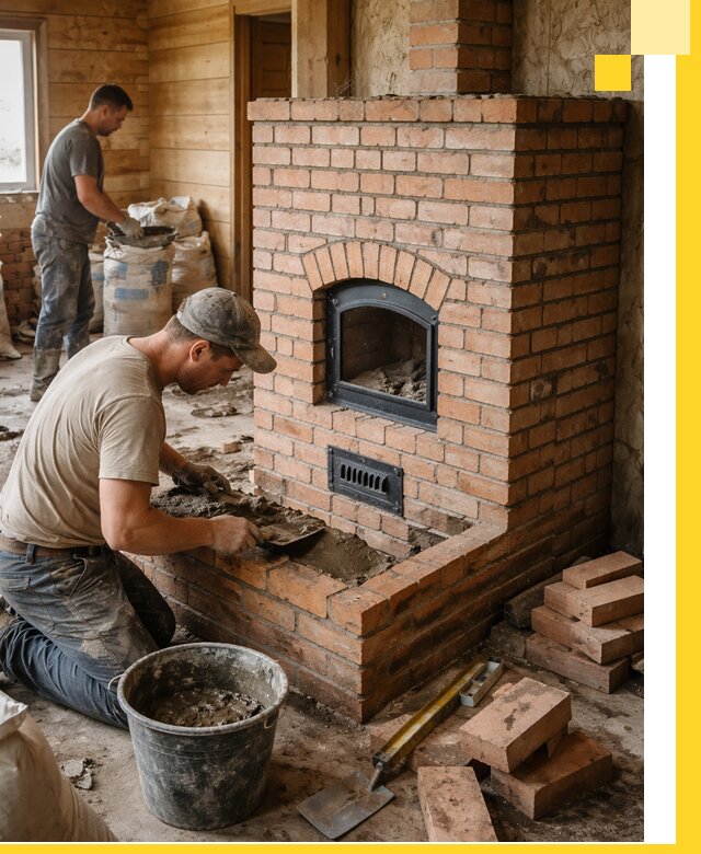 Профессиональное строительство печей в Ижевске под ключ