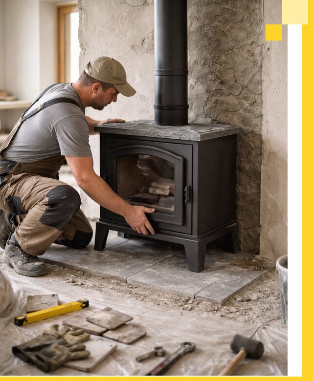 Профессиональный монтаж печей и каминов в Ижевске под ключ