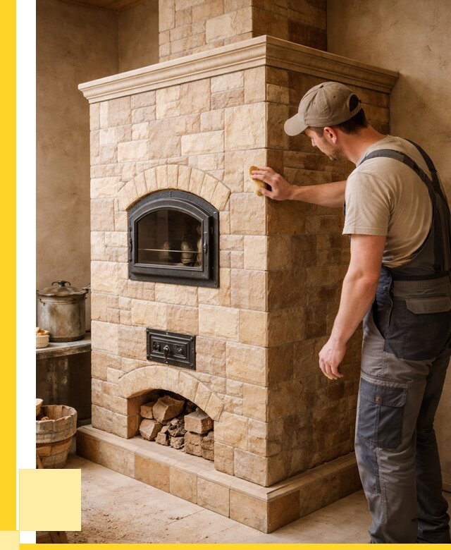 Облицовка печей в Ижевске от 4674 р. под ключ | ЭриданЖвс