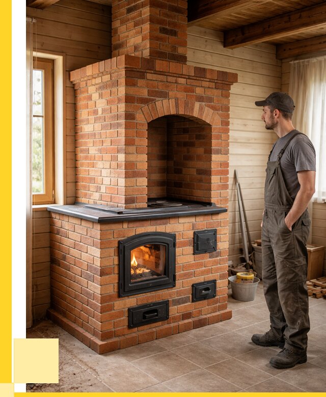 Кирпичные печи в Ижевске: купить от 155805 р. | ЭриданЖвс