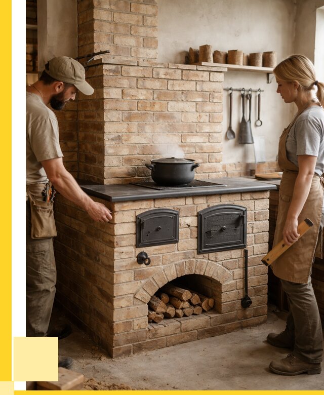 Варочно отопительные печи в Ижевске от 93483 р. | ЭриданЖвс