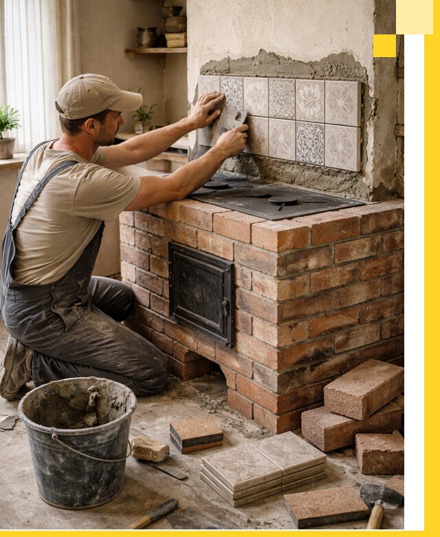 Печи с плитой на заказ монтаж гарантия и сервис в Ижевске