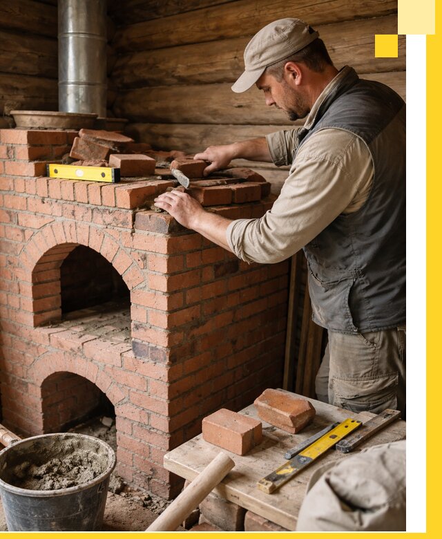 Изготовление и установка русских печей в Ижевске под ключ