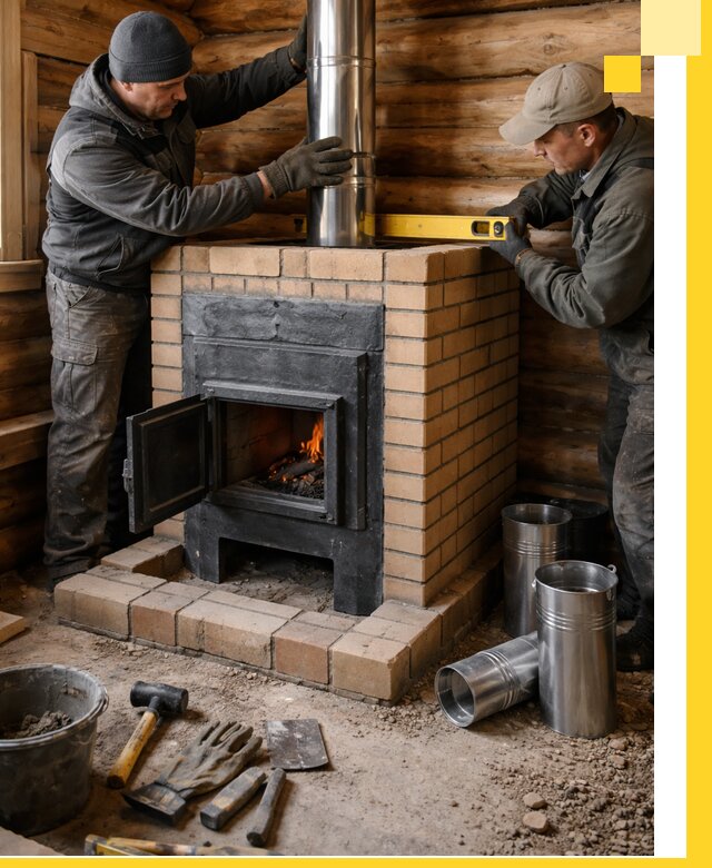 Проектирование, изготовление и установка банных печей в Ижевске