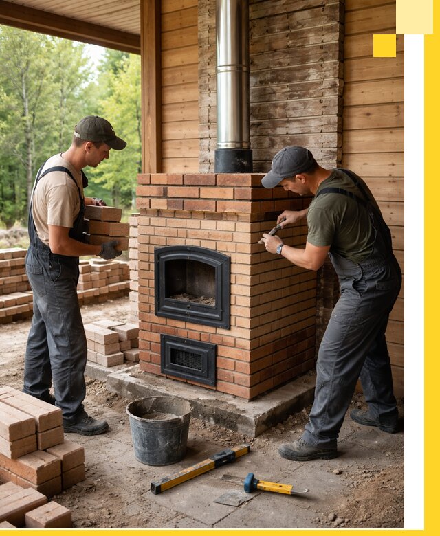 Производство и установка дачных печей под ключ в Ижевске