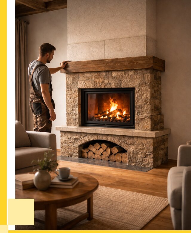 Печи камины для дома под ключ в Ижевске от 57129 р. | ЭриданЖвс