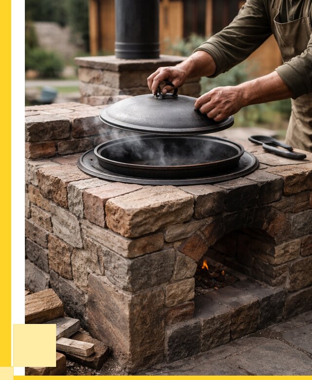 Печи для казана в Ижевске по цене от 18697 р. | ЭриданЖвс