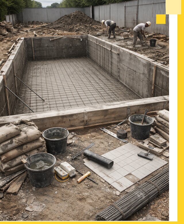 Строительство бассейнов под ключ в Ижевске, дизайн и монтаж