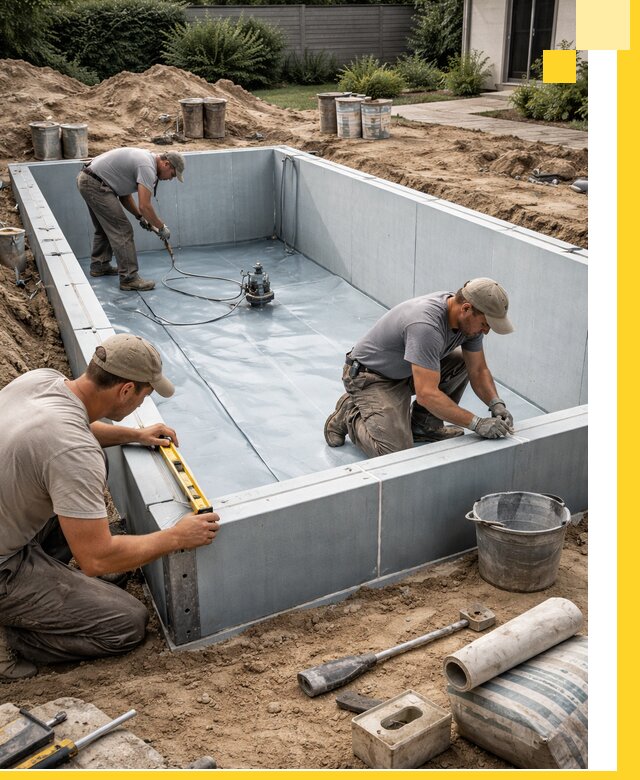 Профессиональный монтаж бассейнов под ключ в Ижевске с гарантией