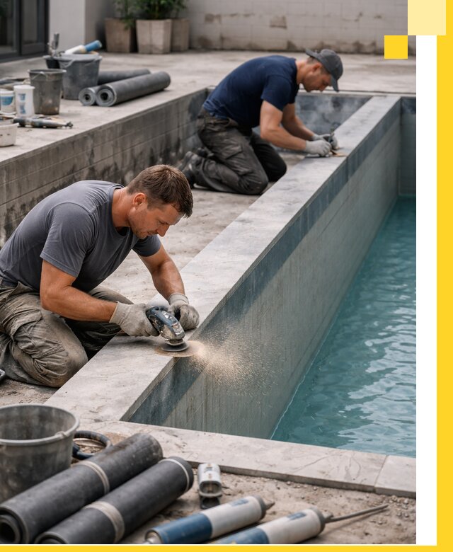 Профессиональный ремонт бассейнов под ключ в Ижевске