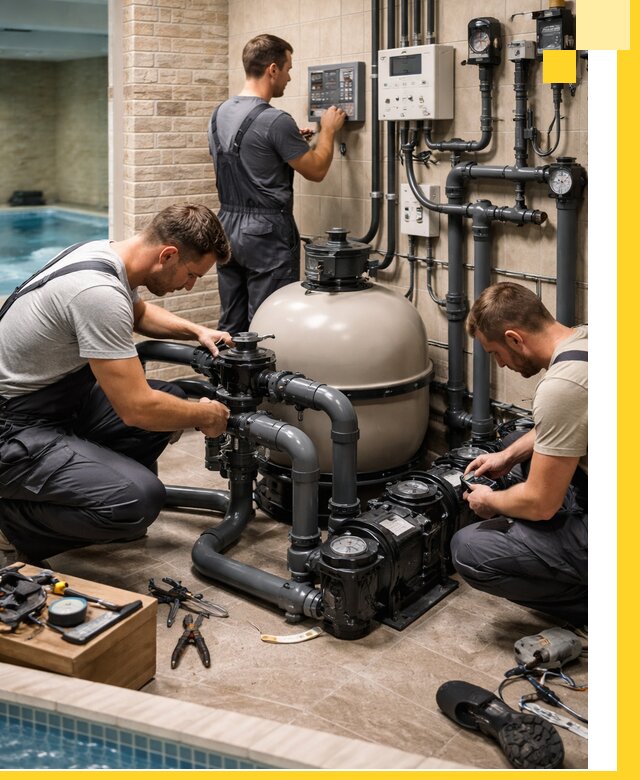 Комплексное оборудование для бассейнов под ключ в Ижевске