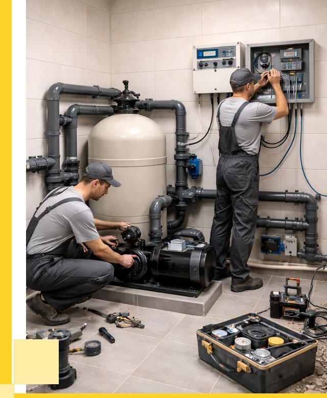 Монтаж оборудования для бассейнов в Ижевске от 41548 р. | ЭриданЖвс