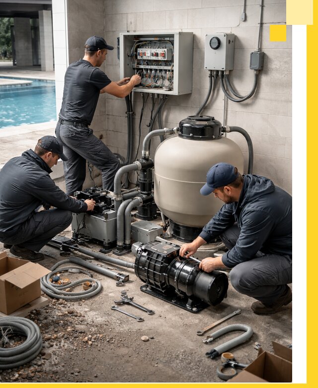 Профессиональный монтаж оборудования для бассейнов в Ижевске