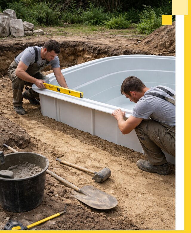 Производство и установка пластиковых бассейнов в Ижевске под ключ