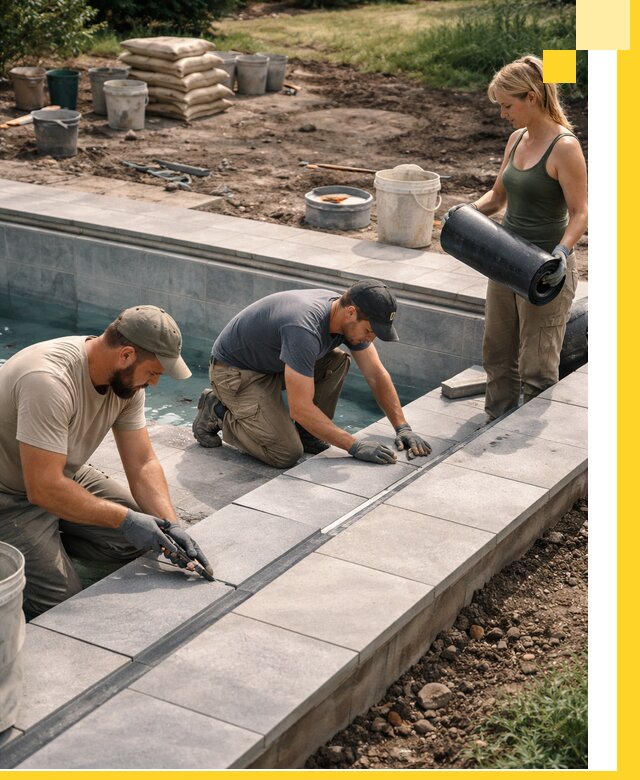 Строительство и монтаж уличных бассейнов под ключ в Ижевске