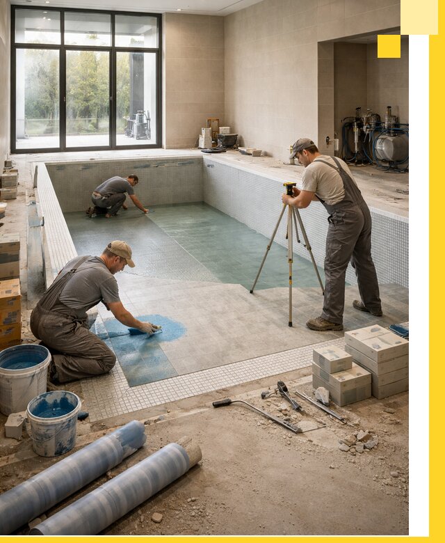 Проект и строительство закрытых бассейнов в Ижевске под ключ