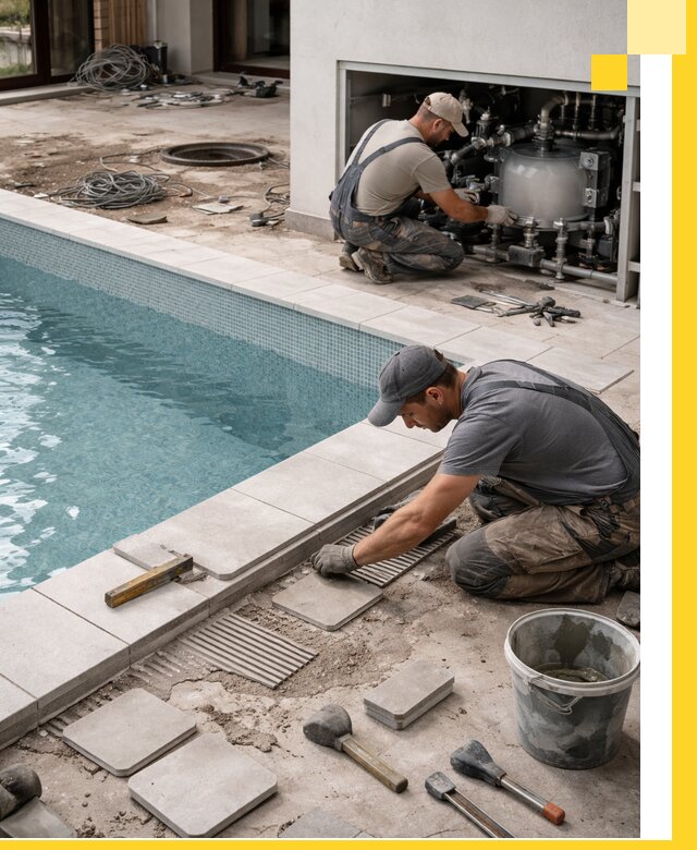 Строительство и монтаж бассейнов в коттедже в Ижевске