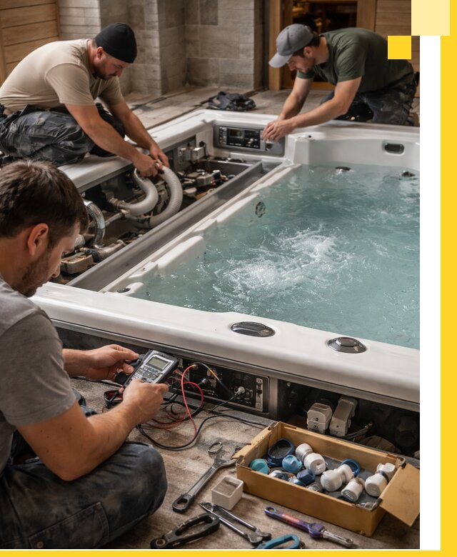 Гидромассажные бассейны под ключ в Ижевске, дизайн и монтаж