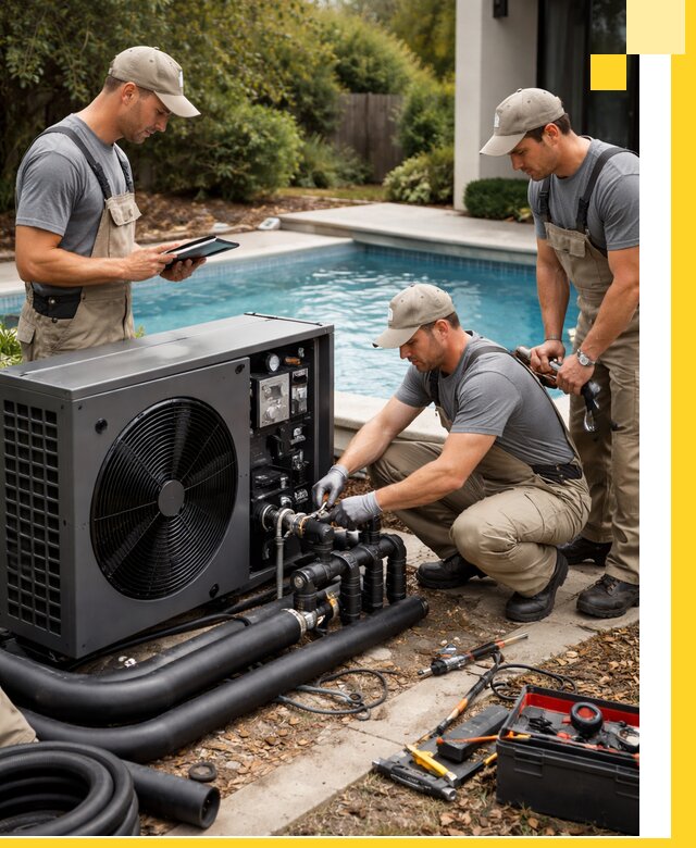 Проектирование и установка тепловых насосов для бассейнов в Ижевске