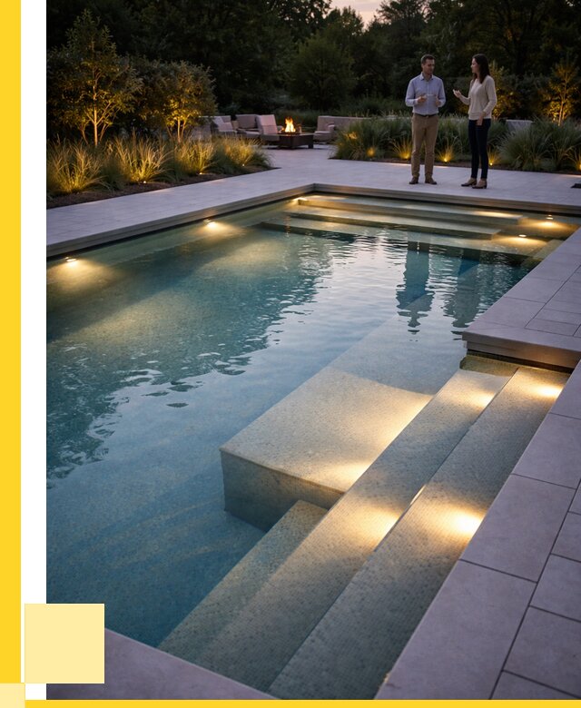 Освещение бассейнов в Ижевске под ключ от 25968 р. | ЭриданЖвс