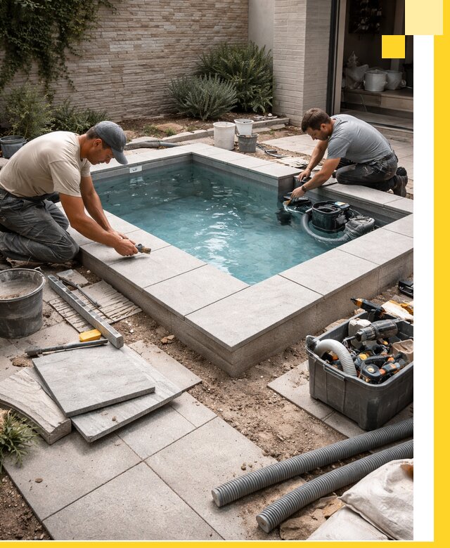 Мини бассейны под ключ в Ижевске, дизайн и установка