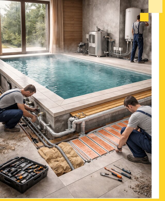 Проектирование и строительство тёплых бассейнов в Ижевске