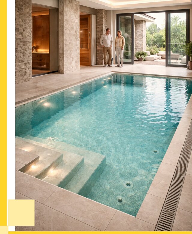 Бассейн во дворе в Ижевске: проект, отделка от 1246440 р. | ЭриданЖвс