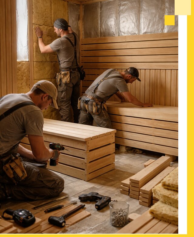 Профессиональное строительство саун под ключ в Ижевске