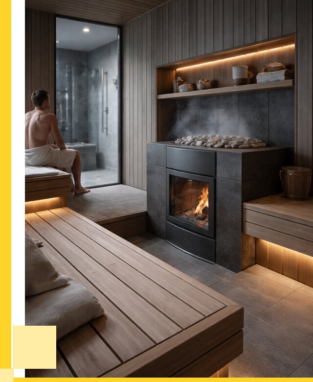 Проект сауны в частном доме в Ижевске от 36355 р. | ЭриданЖвс
