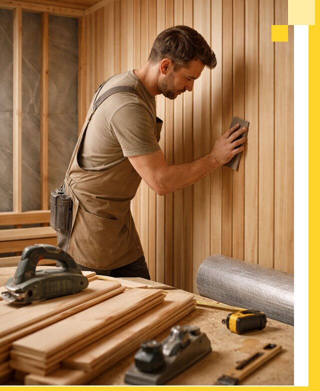 Профессиональная отделка саун и парных под ключ в Ижевске