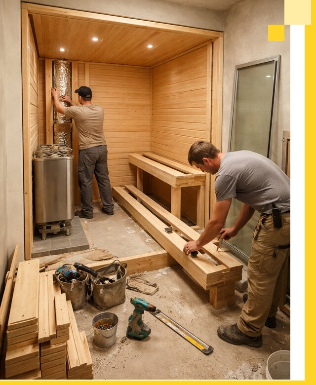 Проектирование и установка домашних саун под ключ в Ижевске