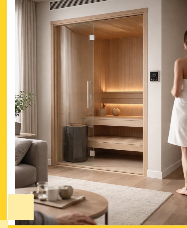 Сауна в квартире под ключ в Ижевске от 124644 р. ЭриданЖвс