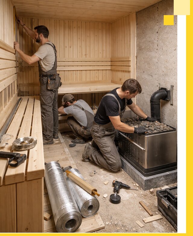 Индивидуальные сауны на заказ в Ижевске под ключ, проект и монтаж