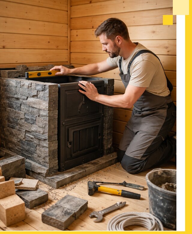 Производство и установка печей для саун под ключ в Ижевске