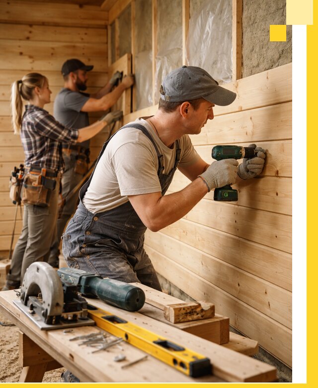 Обшивка бань под ключ в Ижевске: отделка стен и потолков