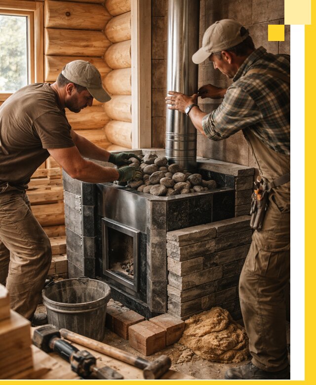 Строительство и отделка русских бань под ключ в Ижевске